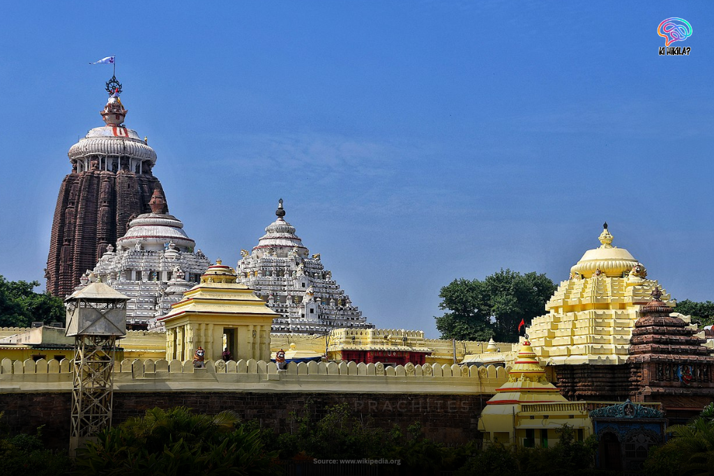 The iconic Shri Jagannatha Temple in Puri, Odisha.