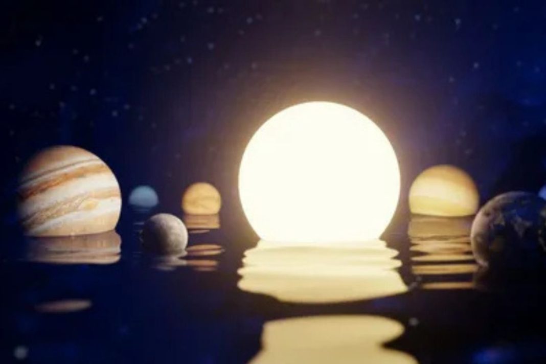 Sunset on Each Planet