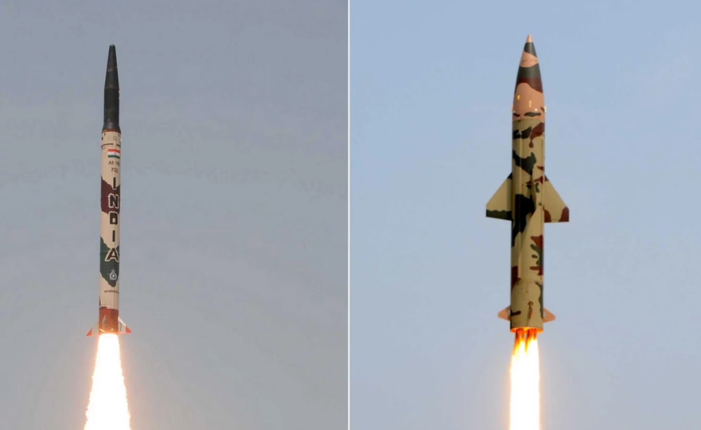 Prithvi-II and Agni-I Tests